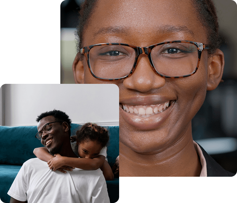 Picture depicting image of a smiling woman